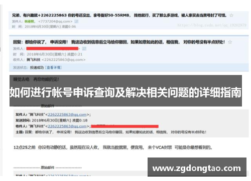 如何进行帐号申诉查询及解决相关问题的详细指南 如何进行帐号申诉查询及解决相关问题的详细指南